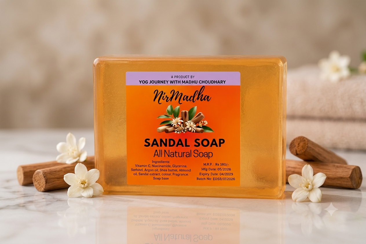 Nirmadha Natural Handmade Soap Bar – Pack of 3 (100g each)