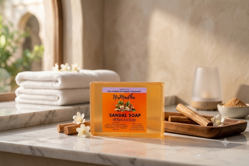 Nirmadha Natural Handmade Soap Bar – Pack of 3 (100g each)