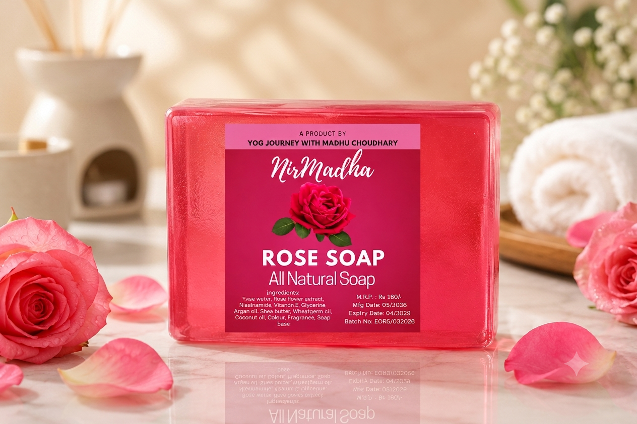 Nirmadha Natural Handmade Soap Bar – Pack of 3 (100g each)