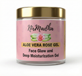 NirMadha Rose Aloe Vera Gel | With Pure Aloe Vera & Rose Extract | Hydrating, Soothing & Multipurpose Gel for Skin & Hair | 100 g