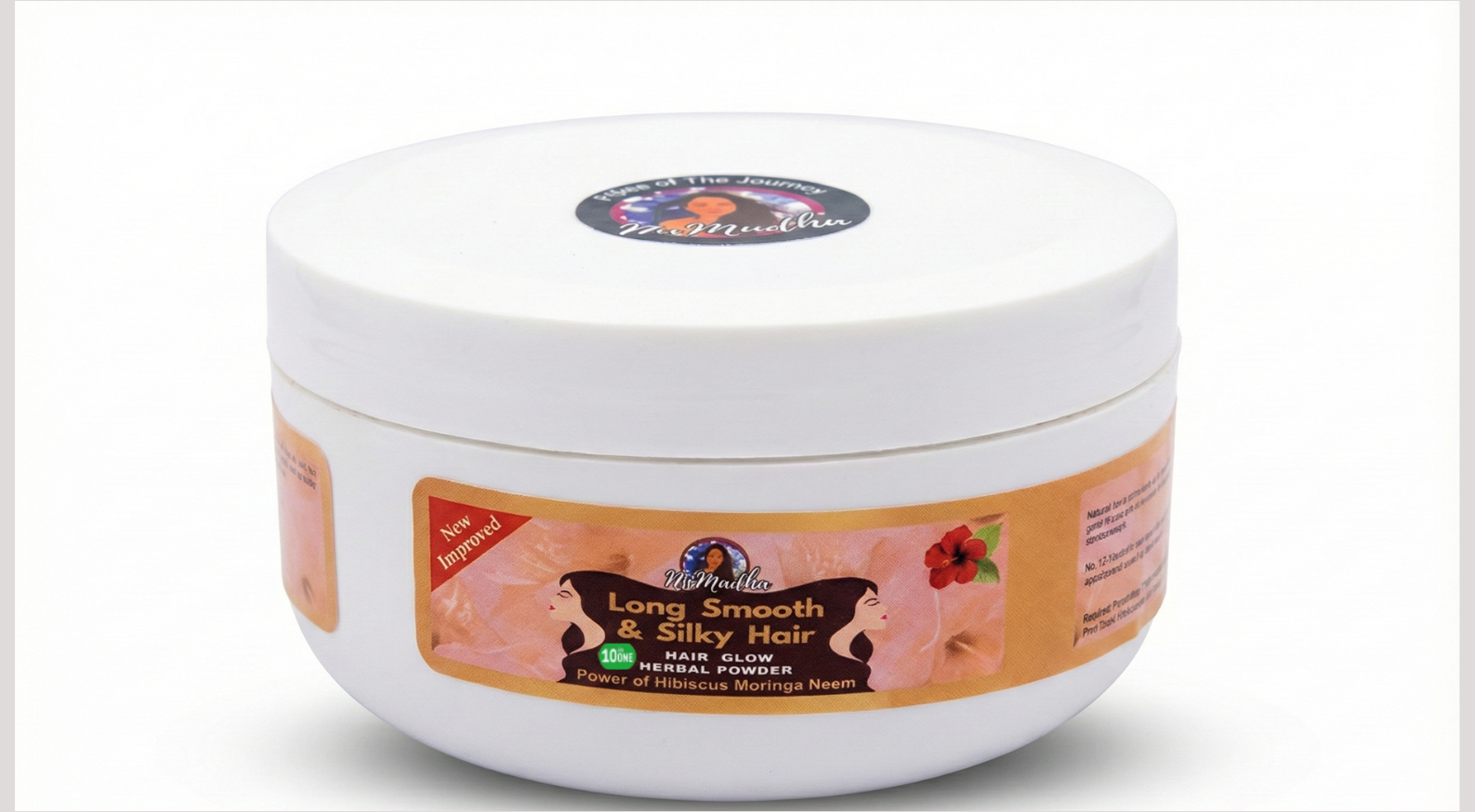 NirMadha Herbal Hair Pack | Moringa, Amla, Reetha, Shikakai, Neem & Hibiscus | Hair Cleansing & Nourishment Powder | For All Hair Types